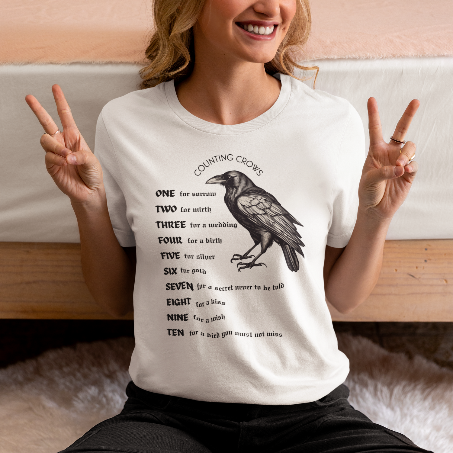 Counting Crows Crew Neck Tee