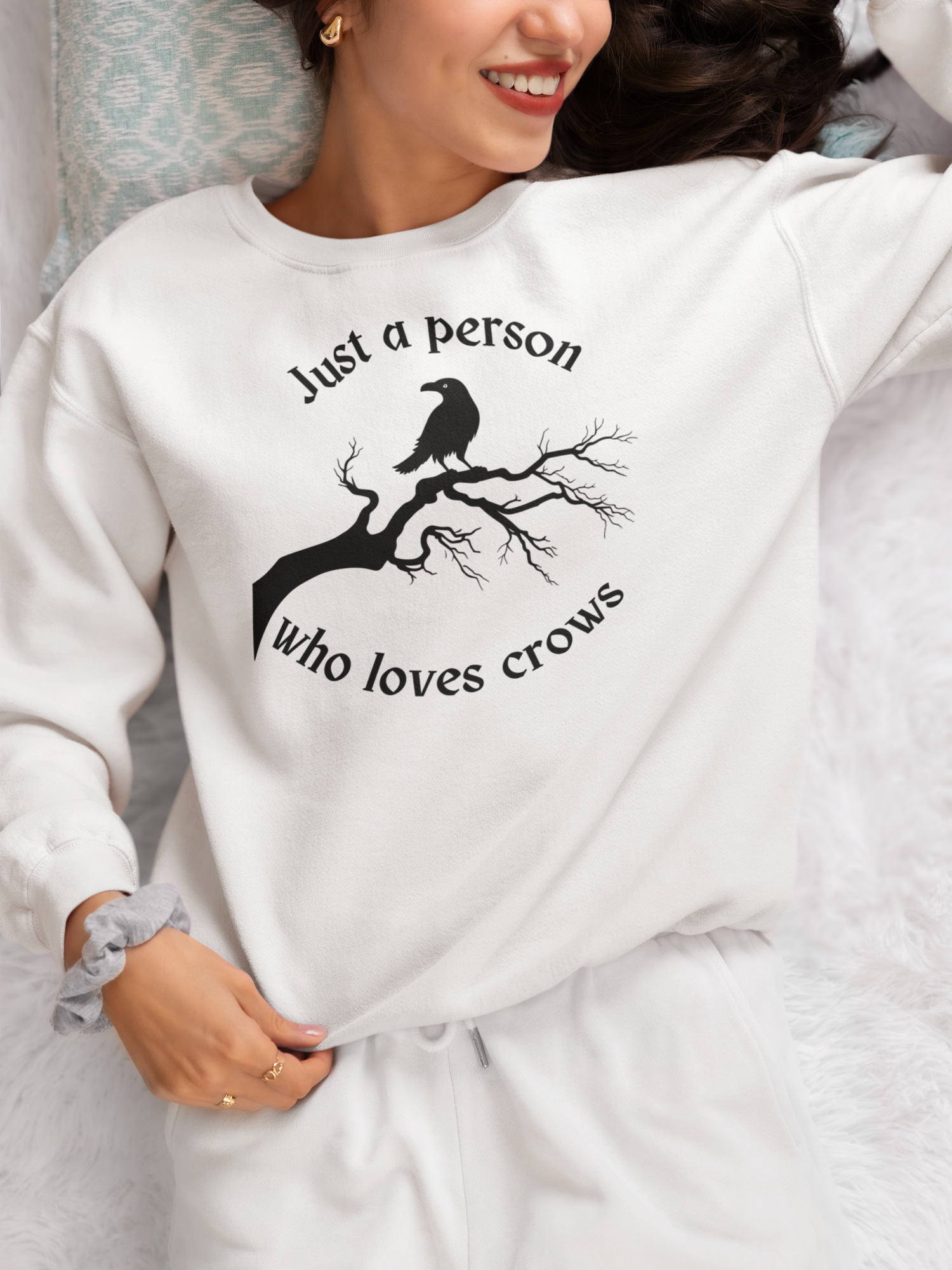 Just a Person Who Loves Crows Sweatshirt